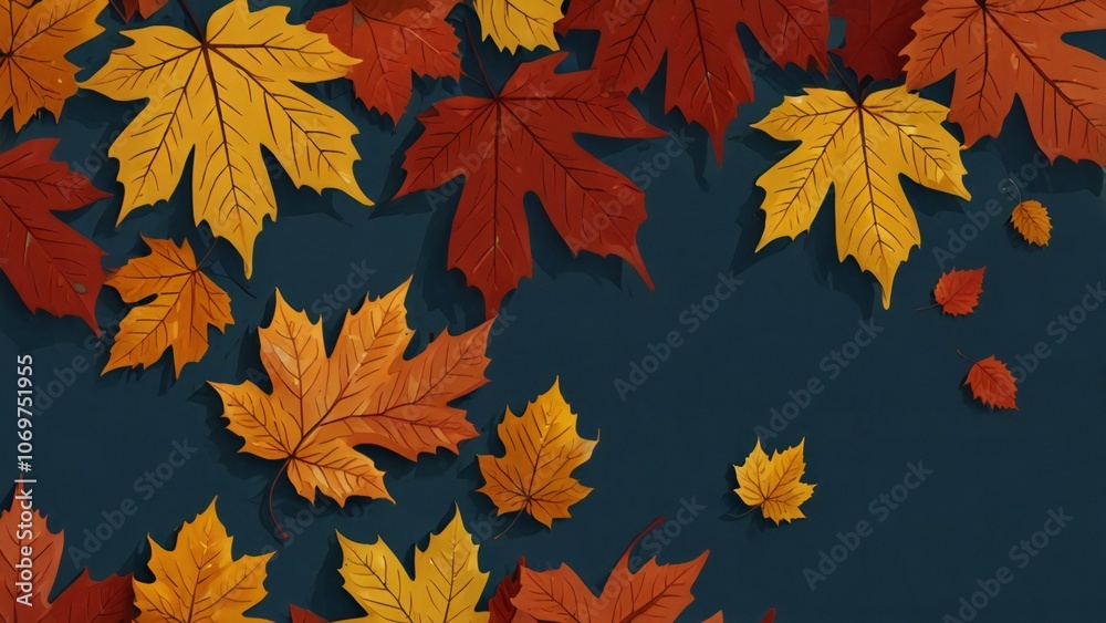 autumn leaves background