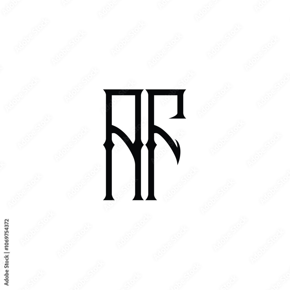 FA monogram logo design letter text name symbol monochrome logotype alphabet character simple logo FA monogram logo design letter text name symbol monochrome logotype alphabet character simple logo