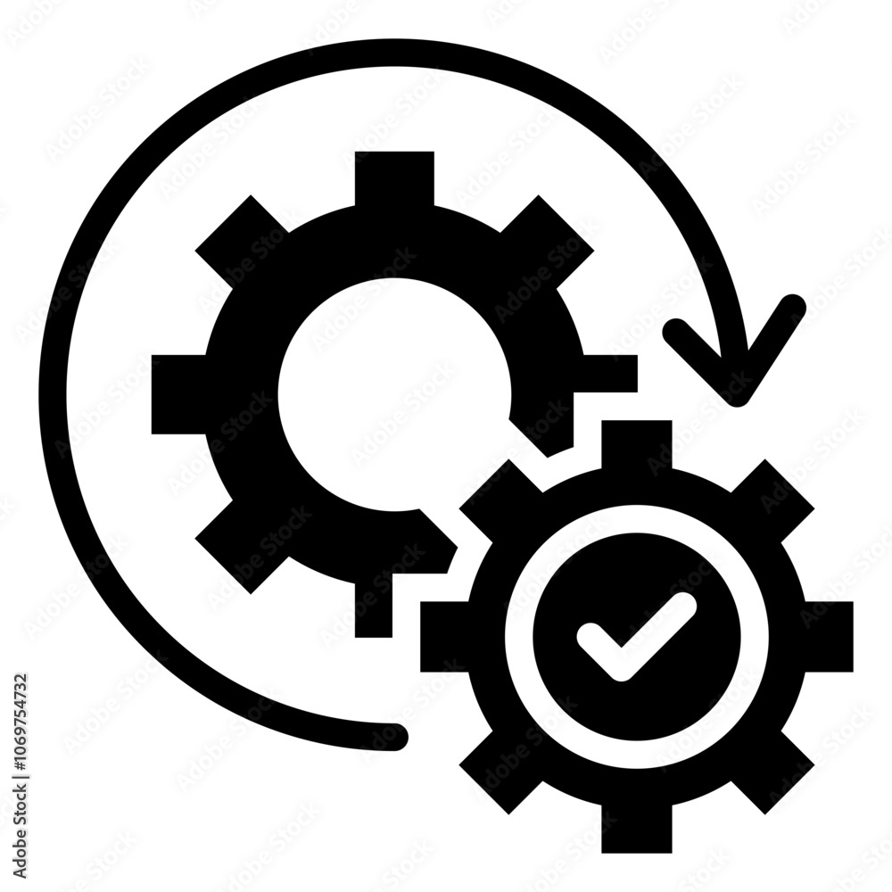 Automation Glyph Icon Automation Glyph Icon