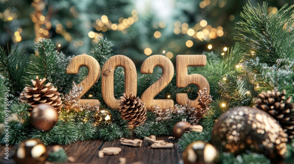 2025 New Year Decor. 2025 New Year Decor.