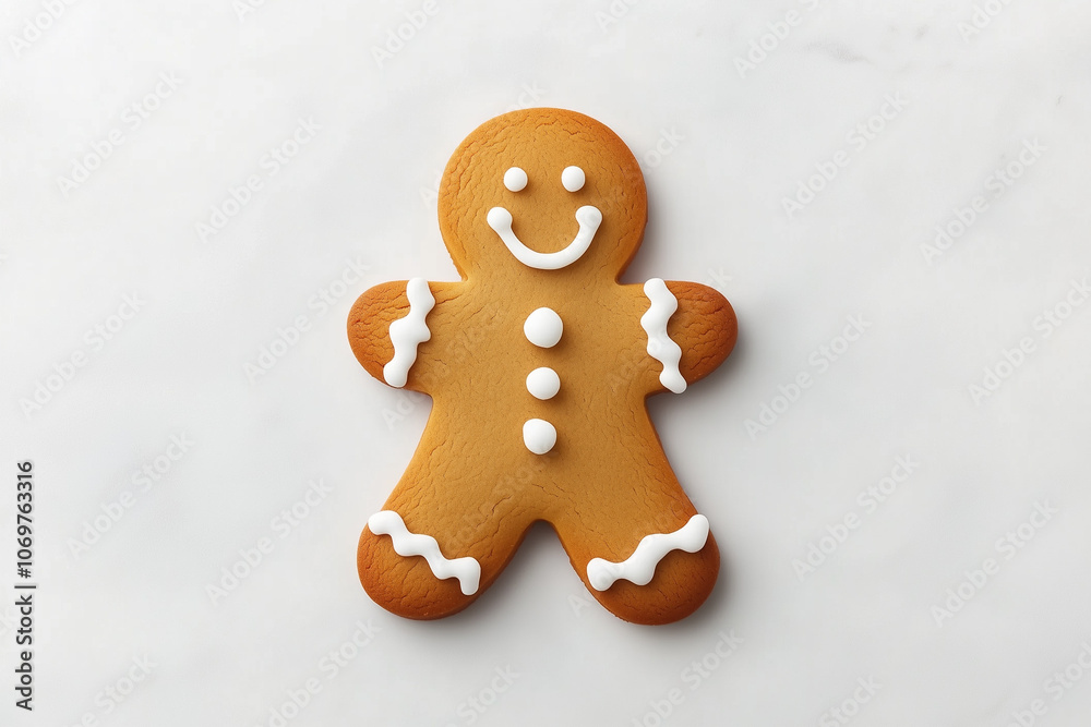 Gingerbread Man Cookie with Festive Decor
Gingerbread Man Cookie with Festive Decor