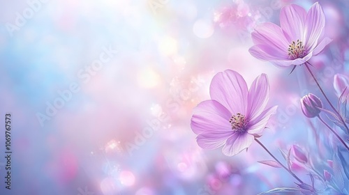 Purple flowers wallpaper, elegant floral designs for a touch of nature in your home decor