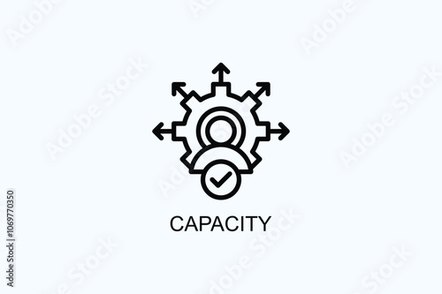 Capacity Vector  Or Logo Sign Symbol Illustration