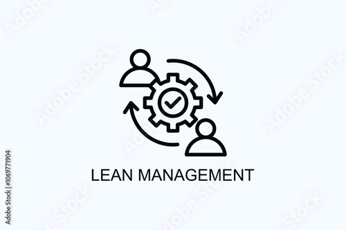 Lean Management Vector  Or Logo Sign Symbol Illustration