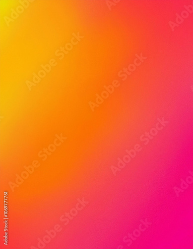 Abstract Yellow to Pink Gradient Background