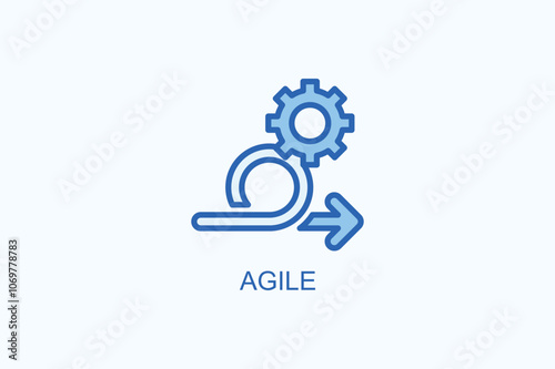 Agile vector  or logo sign symbol illustration