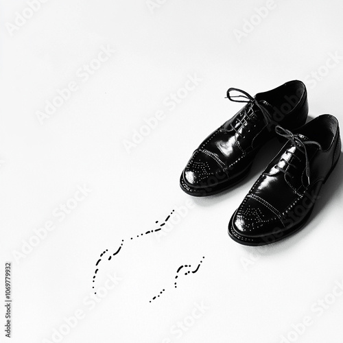 Shoes and Footprints, A Lonely Journey