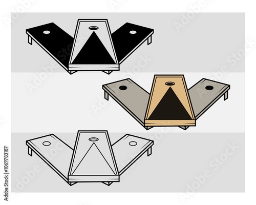 Cornhole SVG Silhouette Bundle, Cornhole Silhouette, Sports Svg, Cornhole Boards Svg, Bean Bag Board Svg, Cornhole Png, Corn hole Svg Images, Cut Files