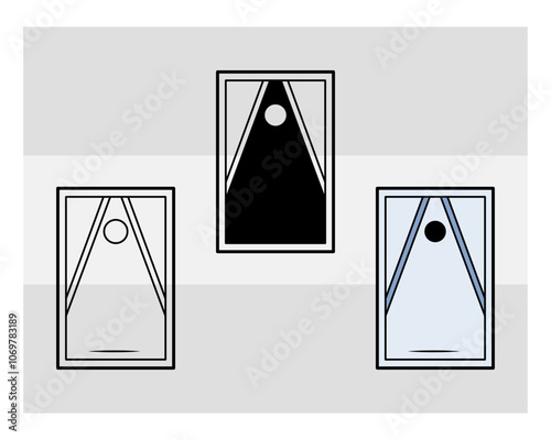 Cornhole SVG Silhouette Bundle, Cornhole Silhouette, Sports Svg, Cornhole Boards Svg, Bean Bag Board Svg, Cornhole Png, Corn hole Svg Images, Cut Files
