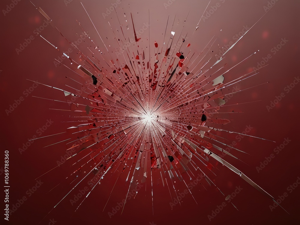 Obraz premium broken glass background,broken glass surface