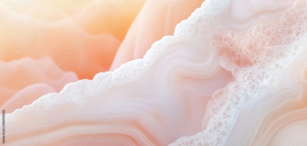 Peachy Keen Lace: Delicate blush pink and white lace fabric, soft focus, close-up shot, textured background, elegant and dreamy, romantic, feminine, luxurious, wedding, bridal, fashion, textile. Peachy Keen Lace: Delicate blush pink and white lace fabric, soft focus, close-up shot, textured background, elegant and dreamy, romantic, feminine, luxurious, wedding, bridal, fashion, textile.