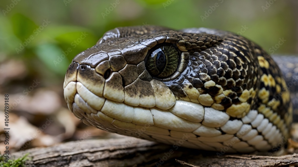 Elegant Features: The Louisiana Pine Snake in Detail