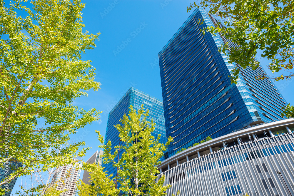 Obraz premium 梅田の風景