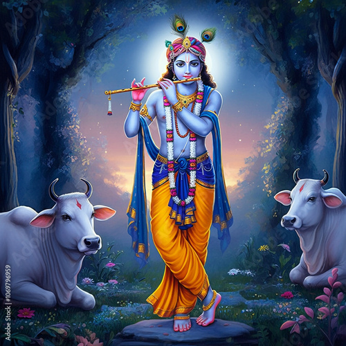 Beautiful image of Krishna ...