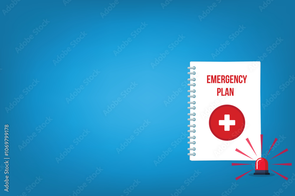 Emergency plan paper documents	