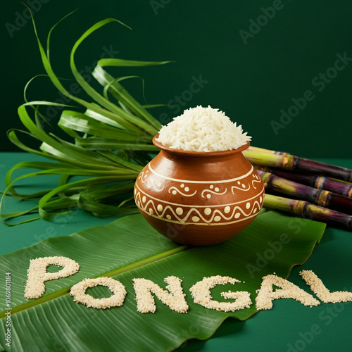 Festive setup for Pongal wi...