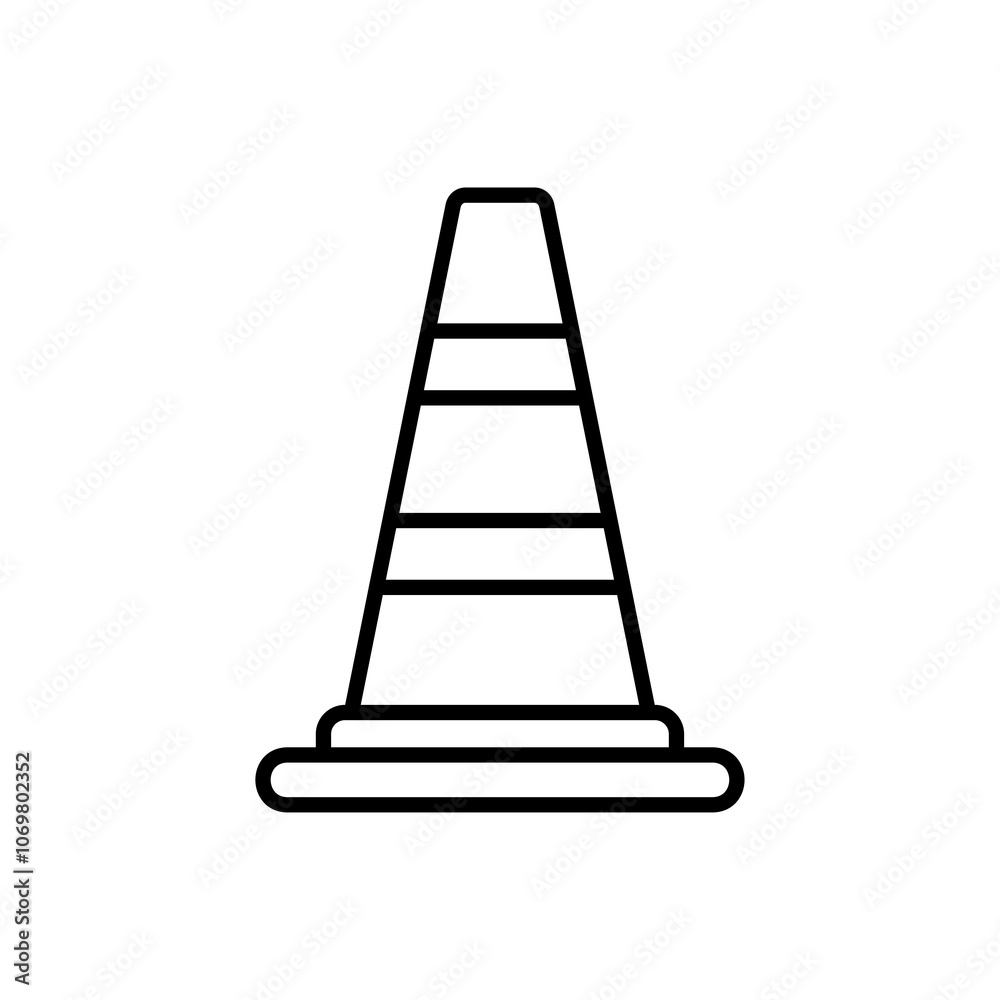 simple traffic cone icon, simple style design inspiration for any interface and purpose simple traffic cone icon, simple style design inspiration for any interface and purpose