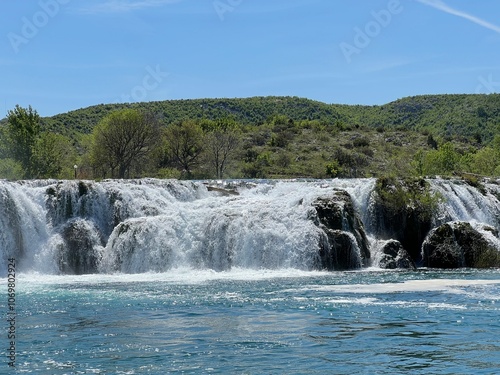 Berberov buk waterfall on the Zrmanja river, Muskovci (Velebit Nature Park, Croatia) - Slap Berberov buk na rijeci Zrmanji, Muškovci (Park prirode Velebit, Hrvatska) photo