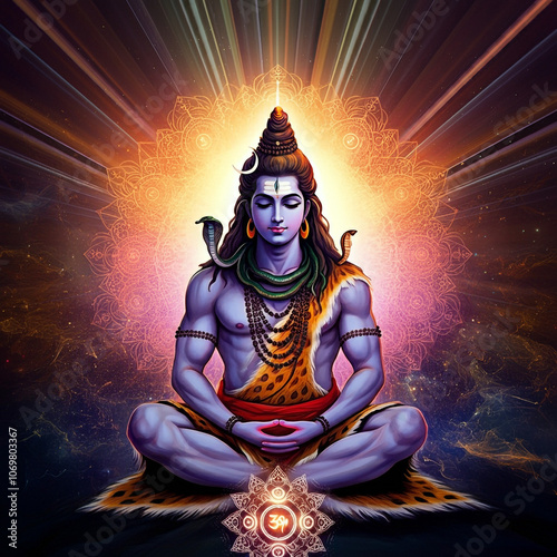 Divine image of Lord Shiva ...