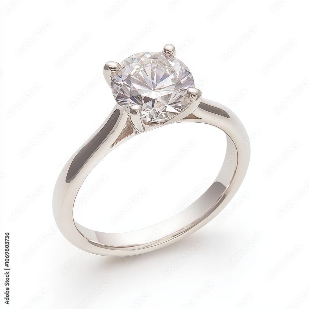 Solitaire Diamond Engagement Ring: A timeless classic, a single dazzling diamond set in a sleek and elegant band, symbolizing forever love and commitment. Solitaire Diamond Engagement Ring: A timeless classic, a single dazzling diamond set in a sleek and elegant band, symbolizing forever love and commitment.