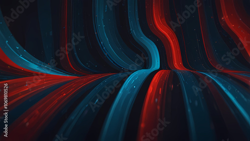 abstract background that visually represents a balance of negative and positive energy