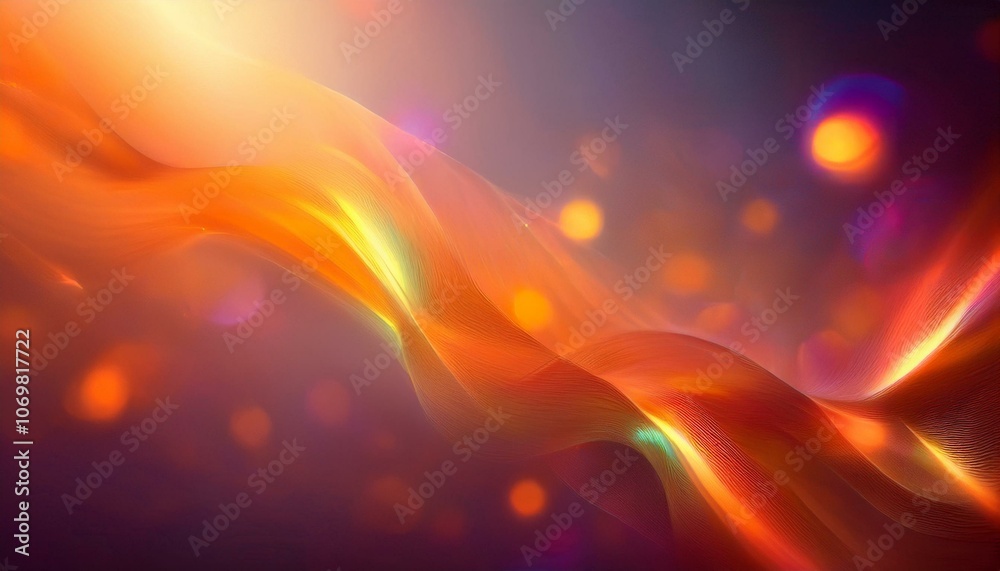 Obraz premium Warm elegant orange abstract background