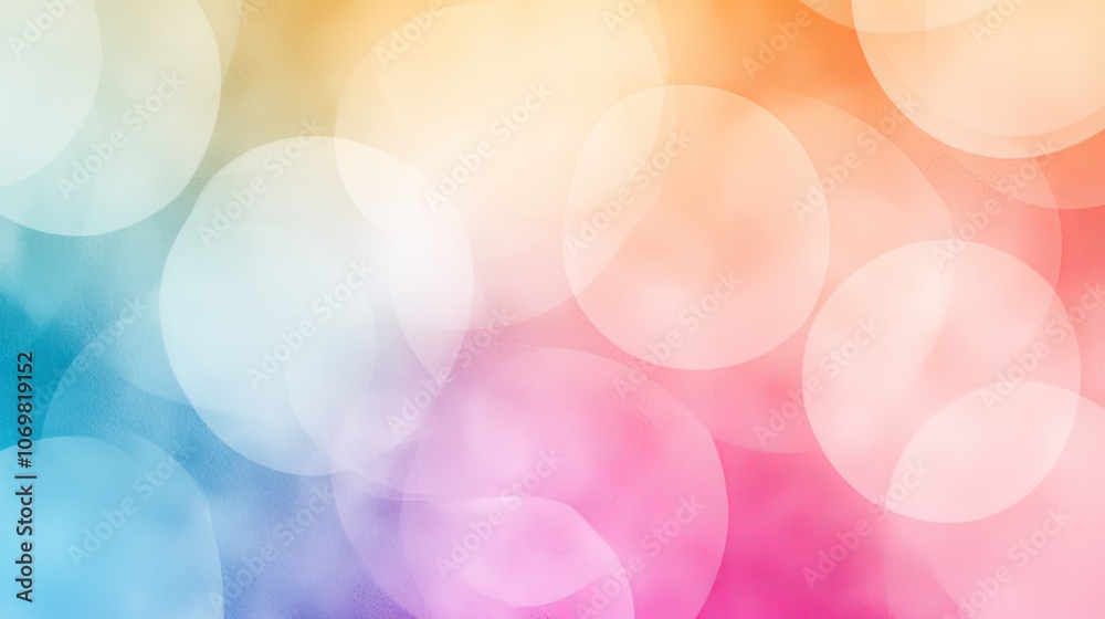 Vibrant Abstract Background with Colorful Bokeh Effect and Soft Blurs Vibrant Abstract Background with Colorful Bokeh Effect and Soft Blurs