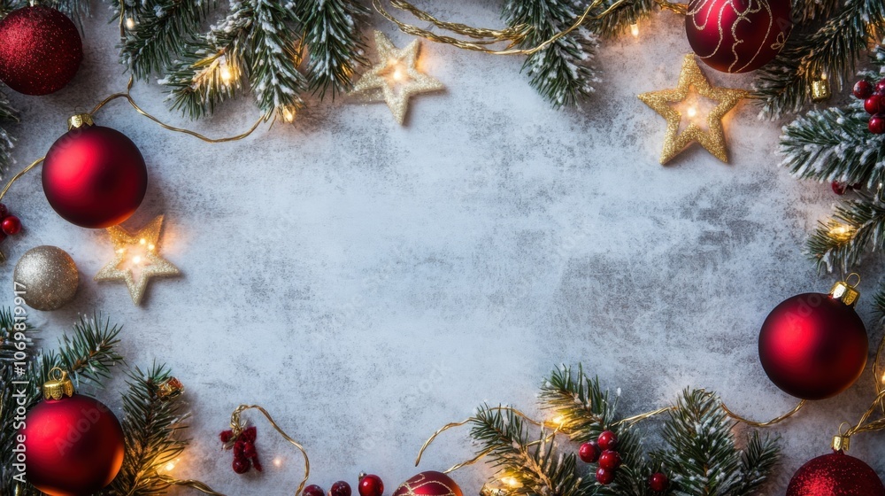 Christmas gift box packaging decoration