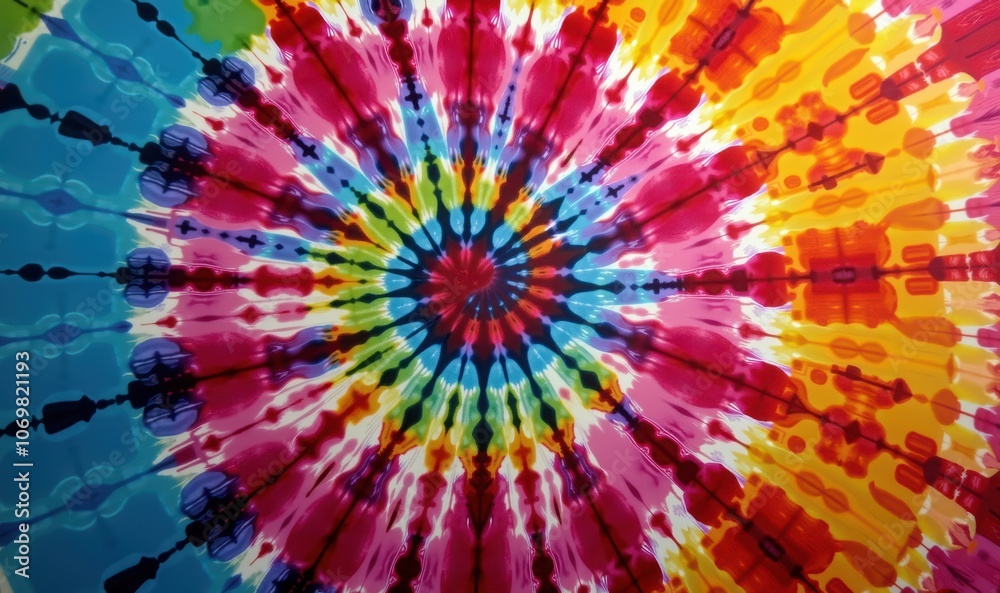 Vibrant tie-dye design showcasing a blend of colors in a mesmerizing pattern, perfect for creative projects, fashion, and background designs. Vibrant tie-dye design showcasing a blend of colors in a mesmerizing pattern, perfect for creative projects, fashion, and background designs.