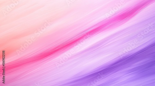 Soft Pastel Waves in Gentle Gradient of Pink and Purple