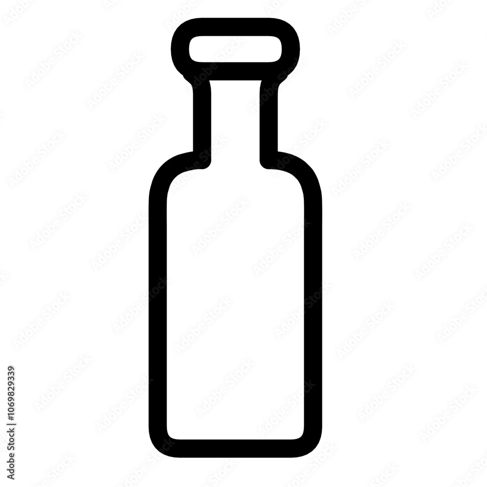 Vector icon of bottle Vector icon of bottle