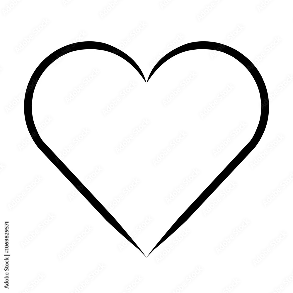 Love line icon vector Love line icon vector