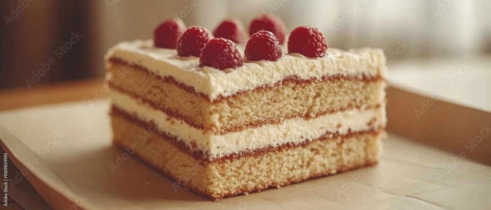 A delightful bento cake with layers of cream and sponge, garnished with fresh raspberries. Ideal for special events or as a thoughtful gift for loved ones A delightful bento cake with layers of cream and sponge, garnished with fresh raspberries. Ideal for special events or as a thoughtful gift for loved ones