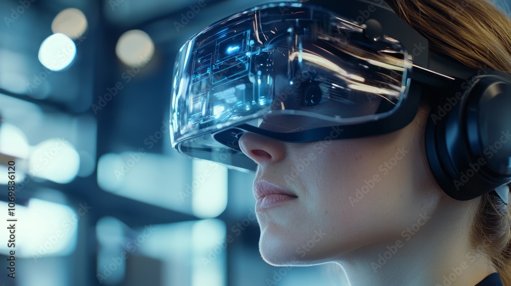 Leading Innovation in Tech: Female Entrepreneur Showcasing VR Product to Startup Team Leading Innovation in Tech: Female Entrepreneur Showcasing VR Product to Startup Team