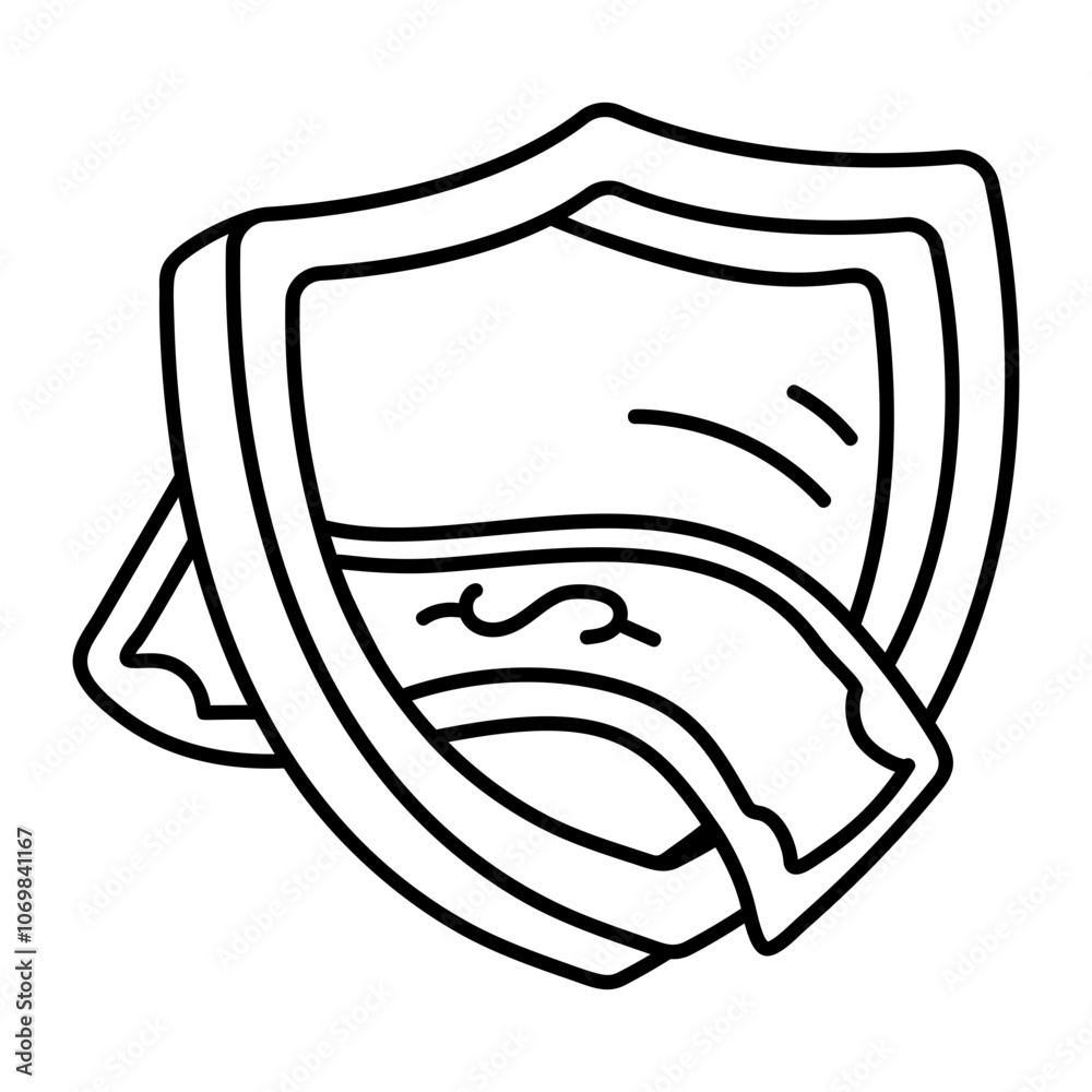 Safe money icon in doodle style
Safe money icon in doodle style