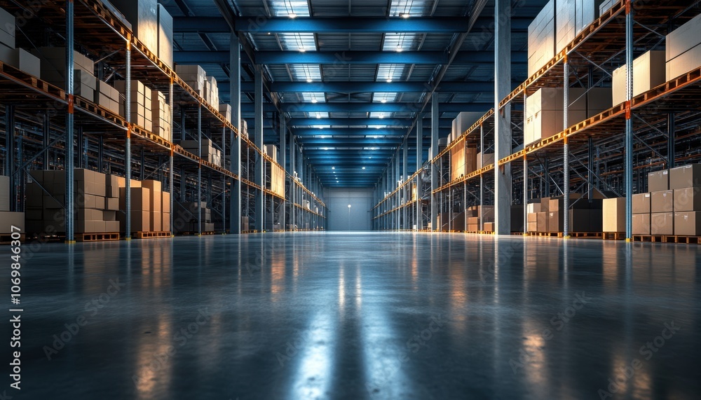 Warehouse Interior. Warehouse Interior.