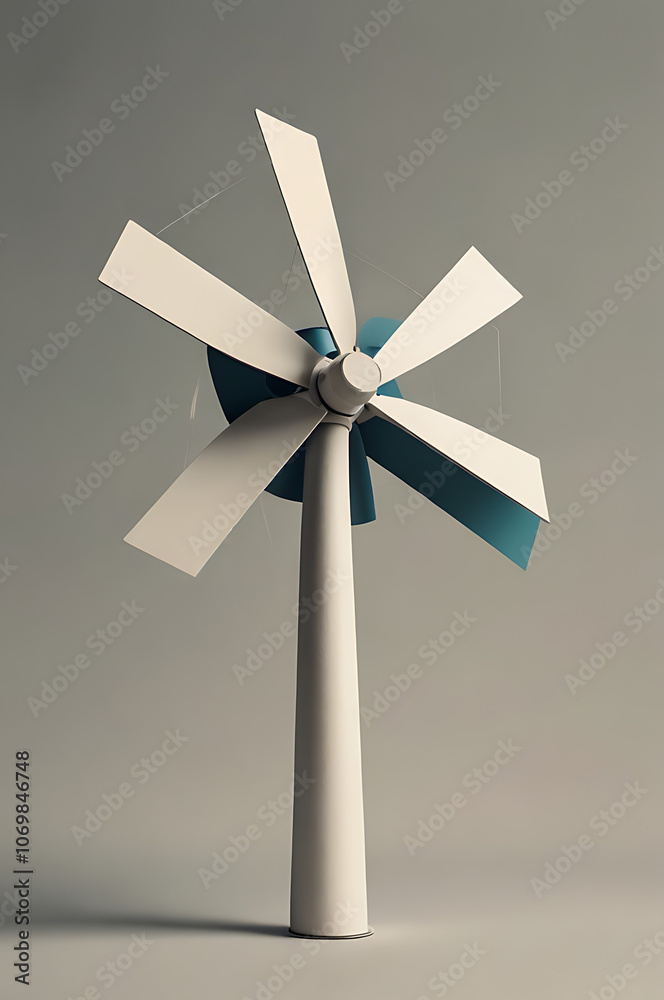 Minimalistic icon of a wind symbol representing air and renewable energy on white background. Minimalistic icon of a wind symbol representing air and renewable energy on white background.