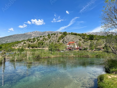 River Zrmanja near Berberov buk waterfall, Muskovci (Velebit Nature Park, Croatia) - Rijeka Zrmanja kod slapa Berberov buk, Muškovci (Park prirode Velebit, Hrvatska) photo