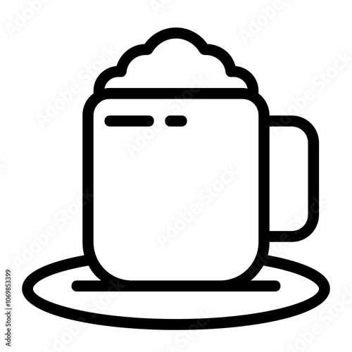 Cappuccino Line Icon