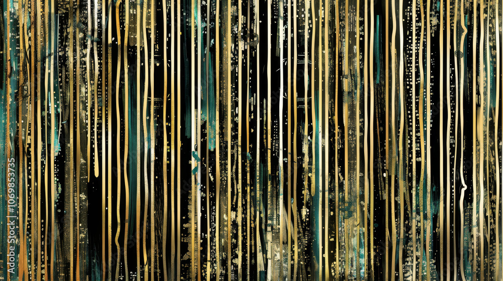 Abstract background. Wall with smudges of gold paint
Abstract background. Wall with smudges of gold paint