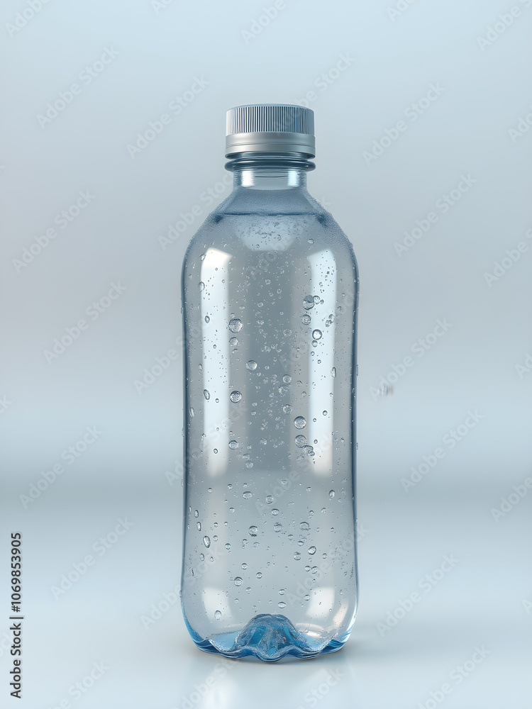Water Bottle with Condensation Beads. Water Bottle with Condensation Beads.