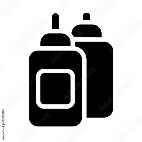 Glue Bottle Solid Icon