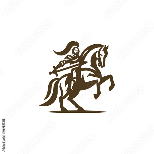 Knight on Horse Logo