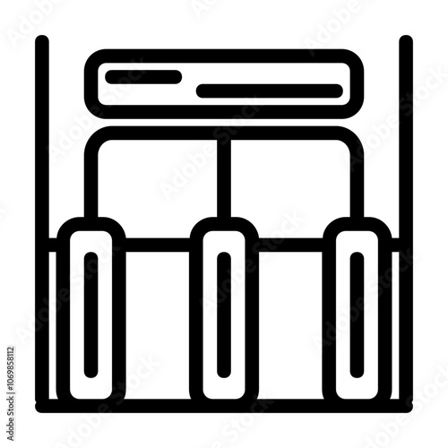 Mediterranean Balcony Line Icon
