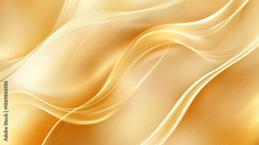Soft golden waves flowing gracefully in warm tones creates a serene atmosphere Soft golden waves flowing gracefully in warm tones creates a serene atmosphere
