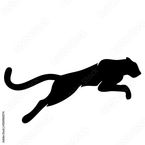 panther jumping