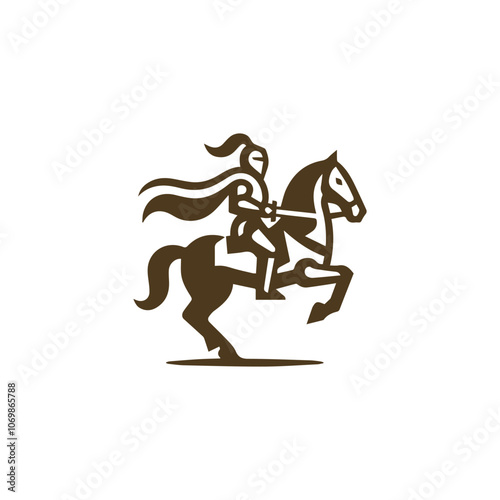 Knight on Horse Logo