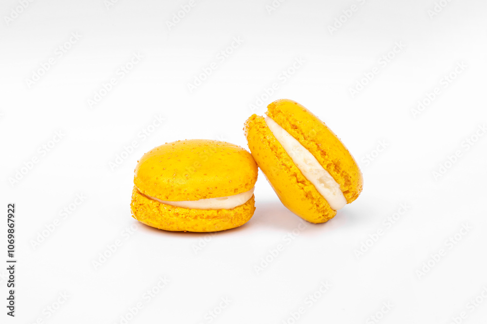 Close-up of macaroon, coloured and flavoured biscuit Close-up of macaroon, coloured and flavoured biscuit