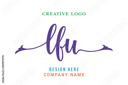 LF  lettering logo is simple, easy to understand and authoritative