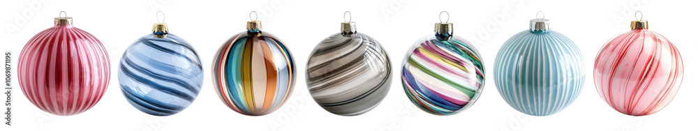 Christmas bauble ornament ball png cut out element set Christmas bauble ornament ball png cut out element set